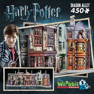 Wrebbit (W3D-1010) - "Diagon Alley" - 450 brikker puslespil