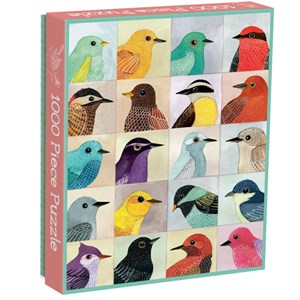 Chronicle Books / Galison - "Smukke fugle" - 1000 brikker puslespil