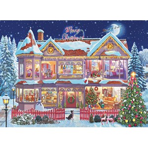 Eurographics (6000-0973) - Steve Crisp: "Getting Ready for Christmas" - 1000 brikker puslespil