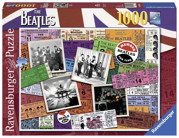 Ravensburger (19751) - "Beatles: Tickets" - 1000 brikker puslespil