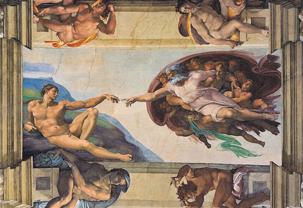 Clementoni (31402) - Michelangelo: "The Creation of Man" - 1000 brikker puslespil