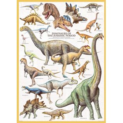 Eurographics (6000-0099) - "Dinosaurs Jurassic" - 1000 brikker puslespil