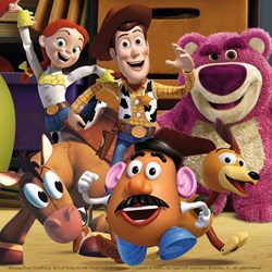 Ravensburger (09297) - "Woody & Rex, Toy Story 3" - 49 brikker puslespil