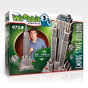 Wrebbit (W3D-2007) - "Empire State Building" - 975 brikker puslespil