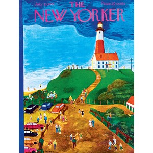 New York Puzzle Co (NY023) - Ilonka Karasz: "The Lighthouse" - 500 brikker puslespil