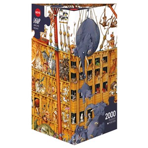 Heye (25475) - Jean-Jacques Loup: "Noah's Ark" - 2000 brikker puslespil