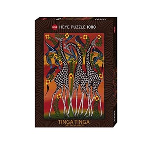 Heye (29426) - Edward Tingatinga: "Giraffes" - 1000 brikker puslespil
