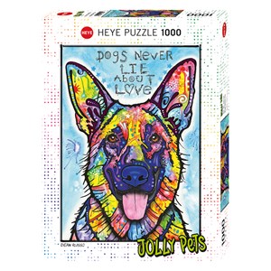 Heye (29732) - "Dogs Never Lie" - 1000 brikker puslespil