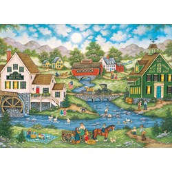 MasterPieces (71732) - Bonnie White: "Millside Picnic" - 1000 brikker puslespil
