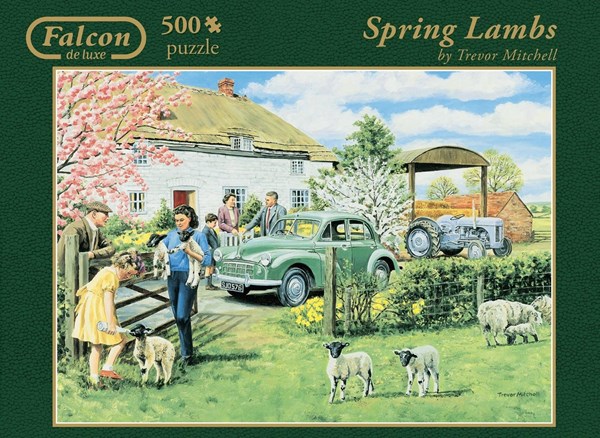 Falcon (11072) - "Spring Lambs" - 500 brikker puslespil