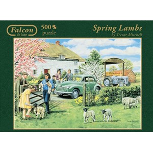 Falcon (11072) - "Spring Lambs" - 500 brikker puslespil