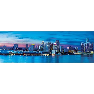 MasterPieces (71597) - "Detroit, Michigan" - 1000 brikker puslespil