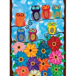 Clementoni (35024) - Kerri Ambrosino: "Cute Little Owls" - 500 brikker puslespil