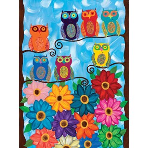 Clementoni (35024) - Kerri Ambrosino: "Cute Little Owls" - 500 brikker puslespil