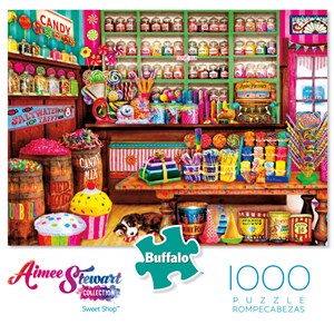 Buffalo Games (11745) - Aimee Stewart: "Sweet Shop" - 1000 brikker puslespil