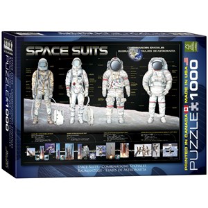 Eurographics (6000-1389) - "Space Suits" - 1000 brikker puslespil