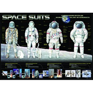 Eurographics (6000-1389) - "Space Suits" - 1000 brikker puslespil