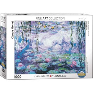 Eurographics (6000-4366) - Claude Monet: "Vandliljer" - 1000 brikker puslespil