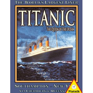 Piatnik (538940) - "Titanic" - 1000 brikker puslespil