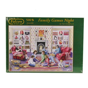 Falcon (11023) - "Family Games Night" - 500 brikker puslespil