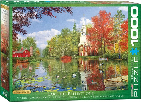Eurographics (6000-0696) - Dominic Davison: "Lakeside Reflections" - 1000 brikker puslespil
