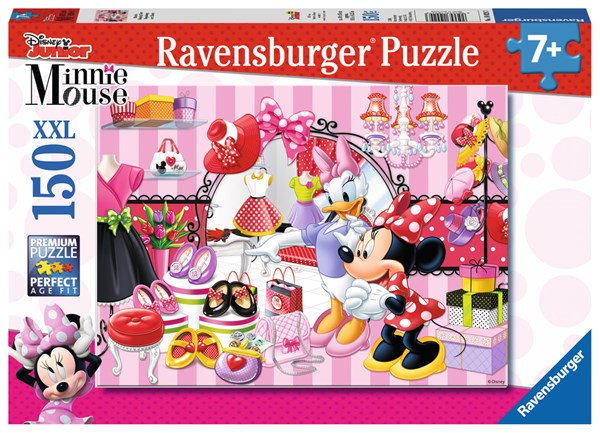 Ravensburger (10029) - "Minnie's Shopping Tour" - 150 brikker puslespil