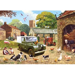 Gibsons (G6170) - Kevin Walsh: "A Busy Yard" - 1000 brikker puslespil