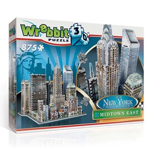 Wrebbit (W3D-2011) - "New York: Midtown East - Chrysler" - 875 brikker puslespil