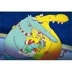 Schmidt Spiele (56227) - "Molly Monster, Big sister" - 48 brikker puslespil