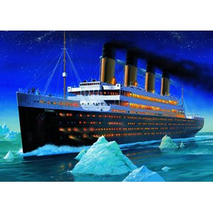 Trefl (100808) - "Titanic" - 1000 brikker puslespil
