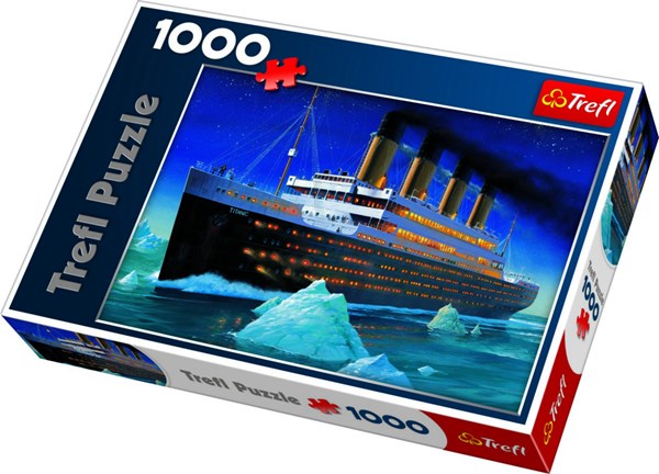 Trefl (100808) - "Titanic" - 1000 brikker puslespil
