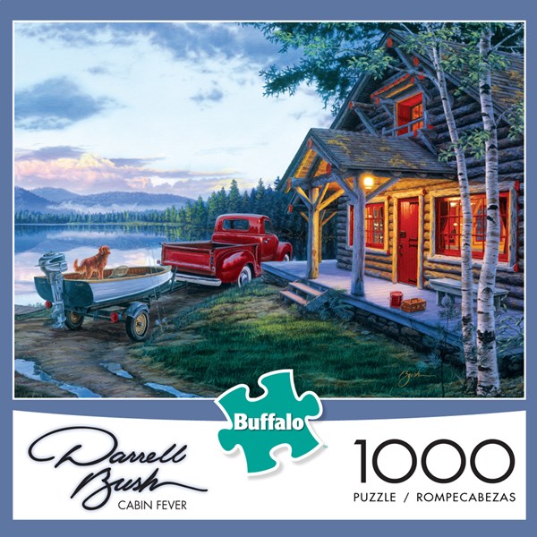 Buffalo Games (11229) - Darrell Bush: "Cabin Fever" - 1000 brikker puslespil