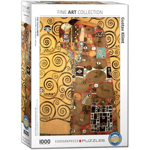 Eurographics (6000-9961) - Gustav Klimt: "The Fulfillment" - 1000 brikker puslespil