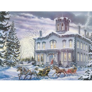 Cobble Hill (54333) - "Christmas at Kilbride" - 275 brikker puslespil