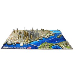 4D Cityscape (40044) - "San Francisco" - 1100 brikker puslespil