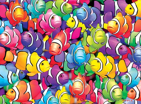 Buffalo Games (11701) - Royce B. McClure: "Clown School" - 1000 brikker puslespil