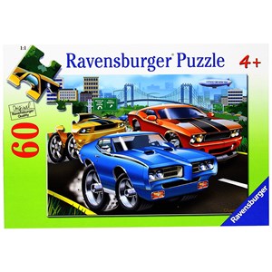 Ravensburger (09591) - "Muscle Cars" - 60 brikker puslespil
