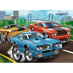 Ravensburger (09591) - "Muscle Cars" - 60 brikker puslespil