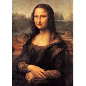 Piatnik (5395) - Leonardo Da Vinci: "Mona Lisa" - 1000 brikker puslespil