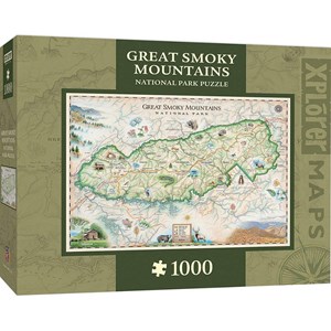 MasterPieces (71703) - "Great Smoky Mountains National Park" - 1000 brikker puslespil