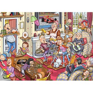 Jumbo (17406) - Graham Thompson: "Wasgij Mystery #10: Spring Has Sprung" - 1000 brikker puslespil