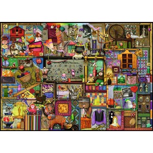 Ravensburger (19412) - Colin Thompson: "Pysselhylla" - 1000 brikker puslespil