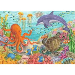 Ravensburger (08780) - "Ocean Friends" - 35 brikker puslespil