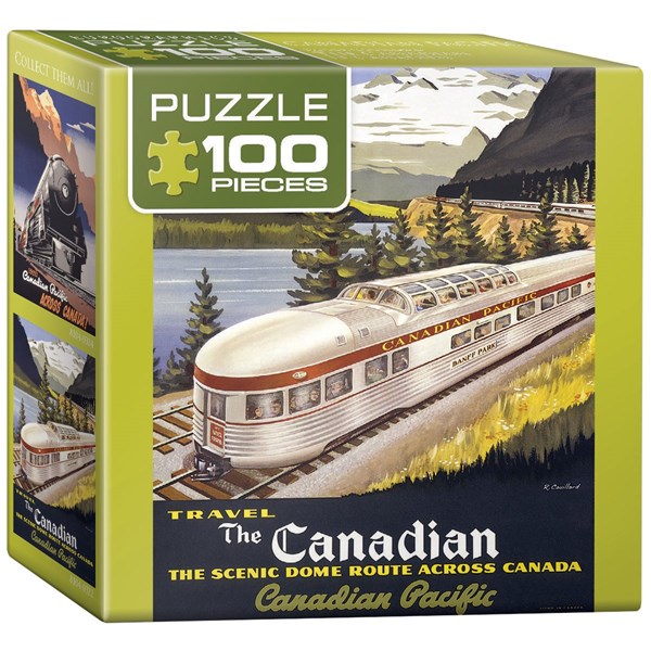Eurographics (8104-0322) - "The Canadian (Mini)" - 100 brikker puslespil