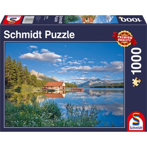 Schmidt Spiele (58334) - "A Weekend At the Lake" - 1000 brikker puslespil