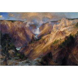 Pomegranate (AA611) - Thomas Moran: "The Grand Canyon of the Yellowstone" - 1000 brikker puslespil