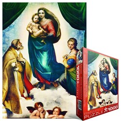 Eurographics (6000-1211) - Raphael: "Sistine Madonna" - 1000 brikker puslespil