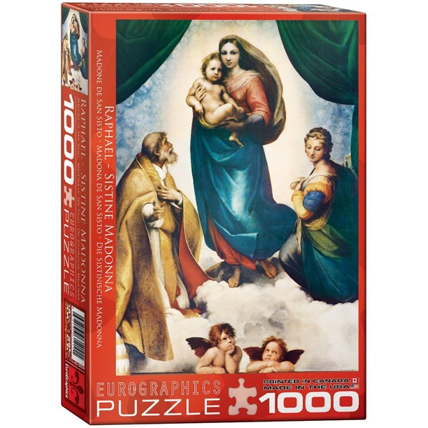 Eurographics (6000-1211) - Raphael: "Sistine Madonna" - 1000 brikker puslespil