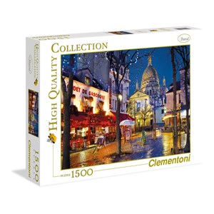 Clementoni (31999) - "Paris, Montmartre" - 1500 brikker puslespil