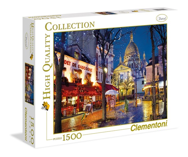 Clementoni (31999) - "Paris, Montmartre" - 1500 brikker puslespil